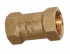 BRASS SWING CHECK VALVE POLYMERE SEAT THREADED ENDS BSP - REF 309