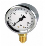 Pressure Gauge Stainless Steel Case Liquid Filled Dia 100 Bottom Connection - 1615