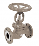 CAST IRON GLOBE VALVE STAINLESS STEEL DISC FLANGED ENDS PN16 - REF 479