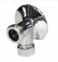 Wall Tap Connection dia. 40 Chromed Male With Nut Heavy Type