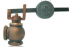 BRONZE SAFETY VALVE WITH COUNTERWEIGHT FOR LOW PRESSURED STEAM PN20 - REF 188