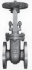 STAINLESS STEEL GATE VALVE RISING STEM FLANGED ENDS - REF 055