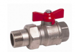 BRASS BALL VALVE with Removable Couplings - REF 524