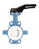 WAFER TYPE BUTTERFLY VALVE NOD.IRON/STAILESS STEEL CF8M+PTFE/ PTFE PN16 - REF 1155